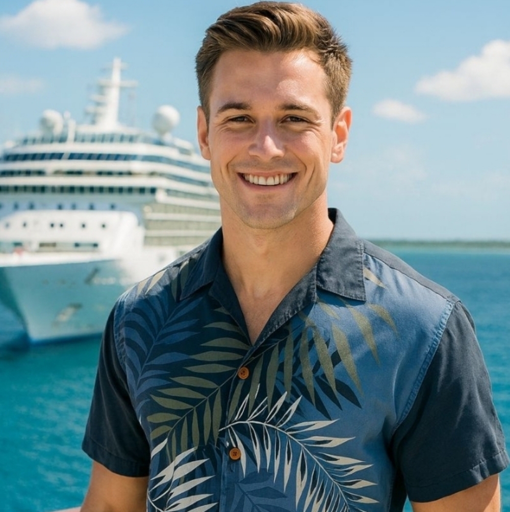 TOMMY BAHAMA 100% Silk Hawaiian Camp Shirt
